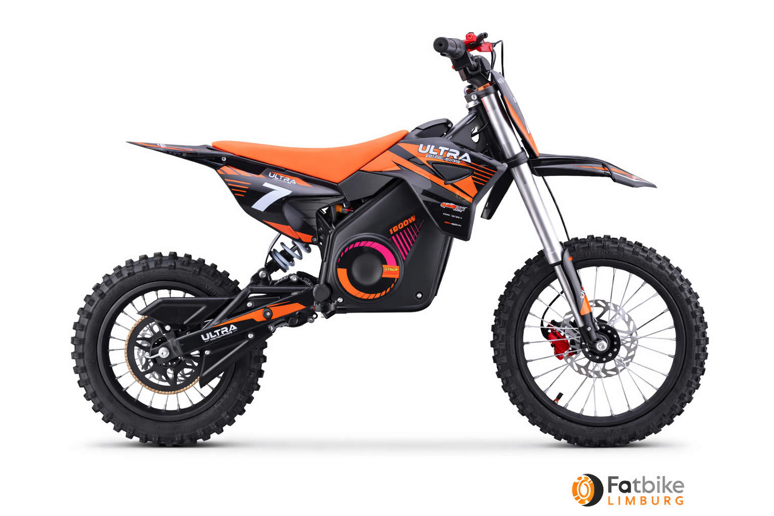 ILX Ultra Elektrische Kindercrosser 2026 – 1800W – 48V Lithium – 14/12 Inch Oranje